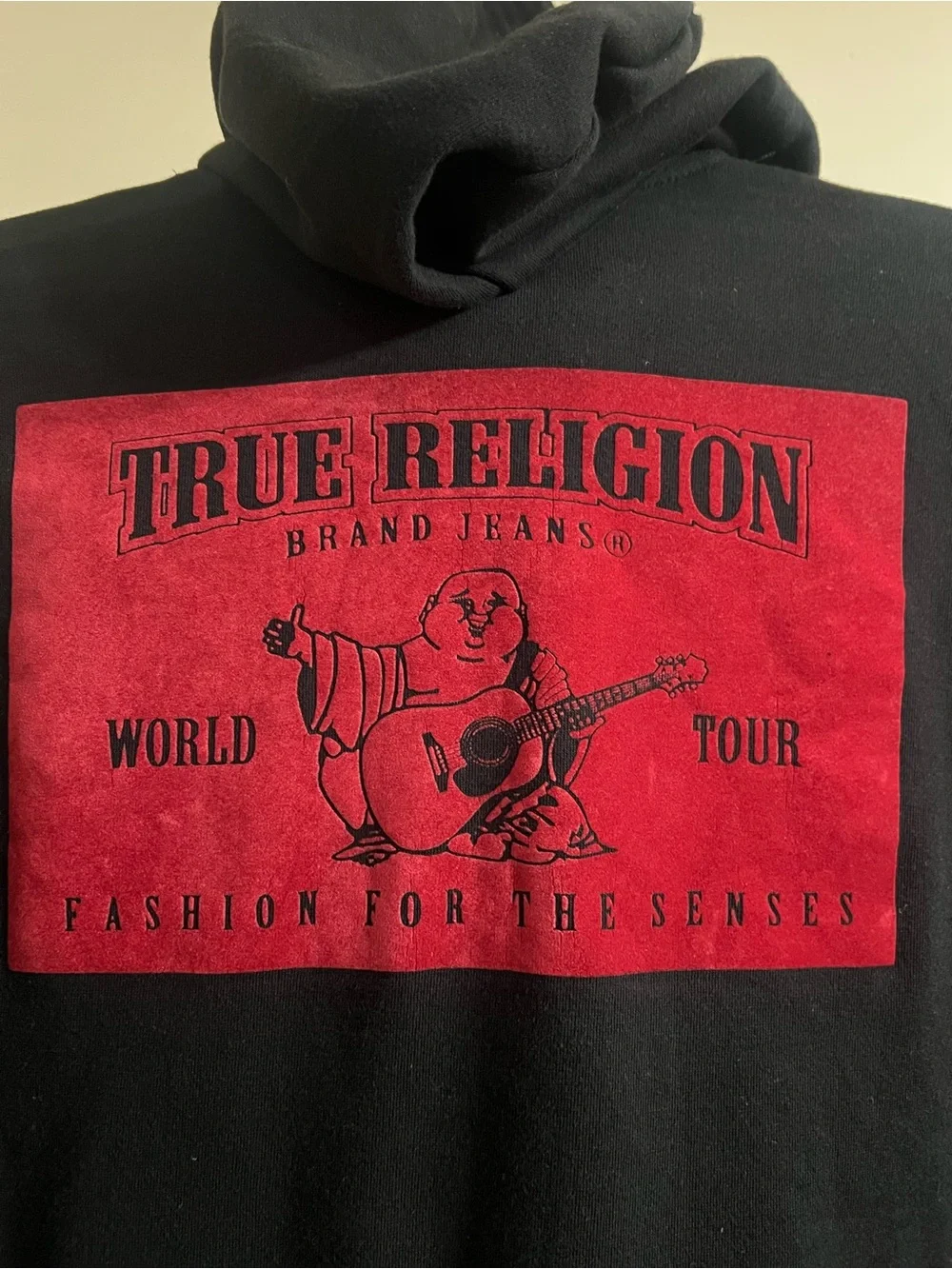 TRUE RELIGION Buddha World Tour Logo Hoodie Size S/P